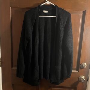 Fat Face Black Knit Cardigan